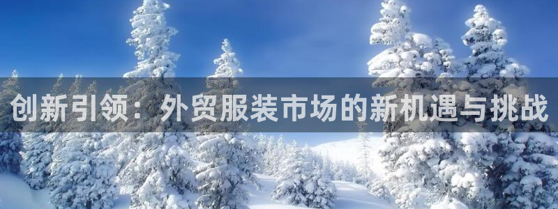 星欧娱乐注册登录：创新引领：外贸服装市场